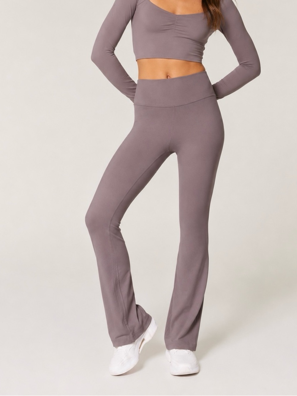Hollister Gilly Hicks Active Recharge Flare Leggings in moonscape
